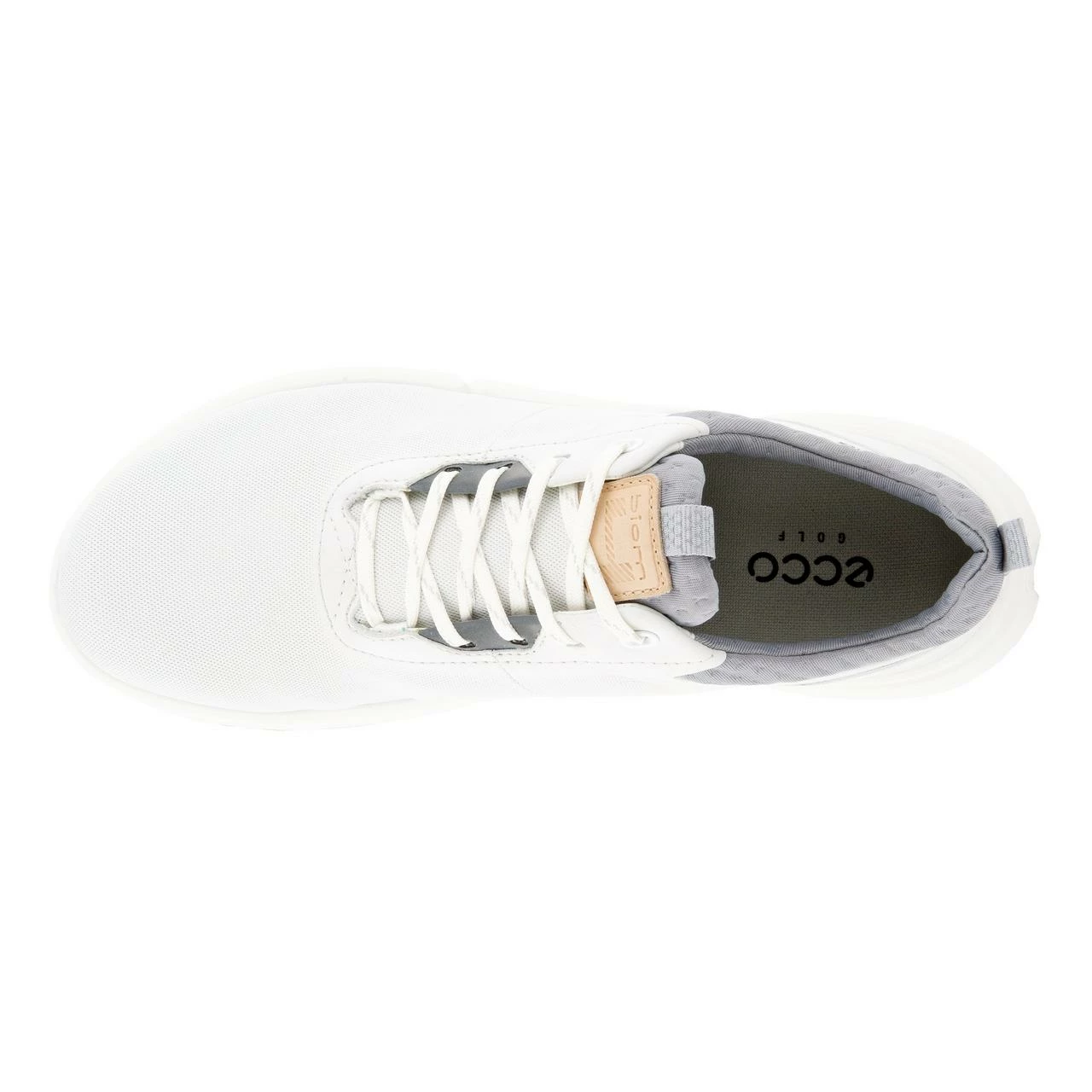 ECCO Women's Biom Hybrid 4 Spikeless Golf Shoe-White/Silver 5 ECCO Women's Biom Hybrid 4 Spikeless Golf Shoe-White/Silver - Image 3