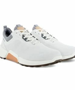 ECCO Women's Biom Hybrid 4 Spikeless Golf Shoe-White/Silver 13 ECCO Women's Biom Hybrid 4 Spikeless Golf Shoe-White/Silver -Golf Bags Sales 2023 Silver 5