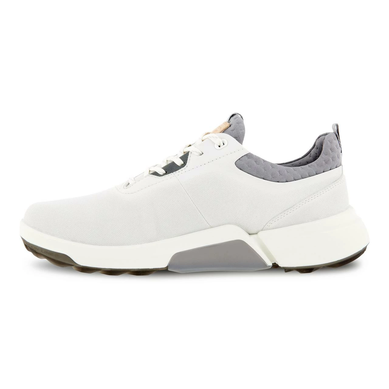 ECCO Women's Biom Hybrid 4 Spikeless Golf Shoe-White/Silver 8 ECCO Women's Biom Hybrid 4 Spikeless Golf Shoe-White/Silver - Image 6