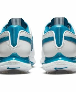 Nike Men's Air Zoom Victory Tour 2 Spiked Golf Shoe - White/Teal -Golf Bags Sales 2023 Teal 17