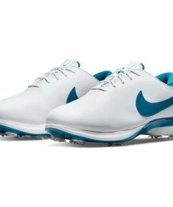 Nike Men's Air Zoom Victory Tour 2 Spiked Golf Shoe - White/Teal -Golf Bags Sales 2023 Teal 21