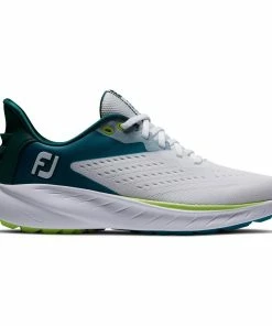 FootJoy Women's Flex XP Spikeless Golf Shoe - White/Teal