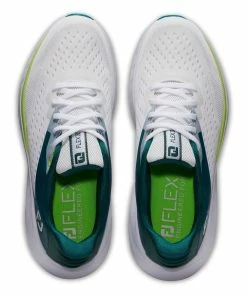 FootJoy Women's Flex XP Spikeless Golf Shoe - White/Teal 12 FootJoy Women's Flex XP Spikeless Golf Shoe - White/Teal -Golf Bags Sales 2023 Teal 43