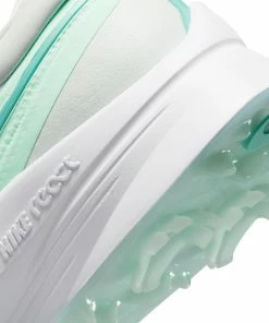 Nike Air Zoom Infinity Tour NXT% Spikeless Golf Shoe - White/Teal -Golf Bags Sales 2023 Teal 9