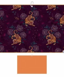 UTHER Tiger On The Prowl Microfiber Cart Towel