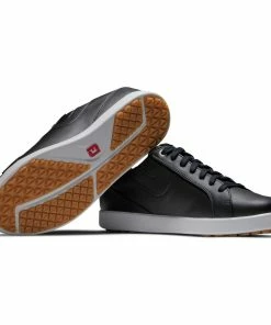 FootJoy Women's FJ Links Spikeless Golf Shoe - Black/White -Golf Bags Sales 2023 White 32