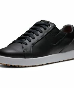 FootJoy Women's FJ Links Spikeless Golf Shoe - Black/White -Golf Bags Sales 2023 White 33