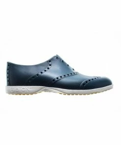 Biion Men's Oxford Bright Spikeless Shoe - Navy/White
