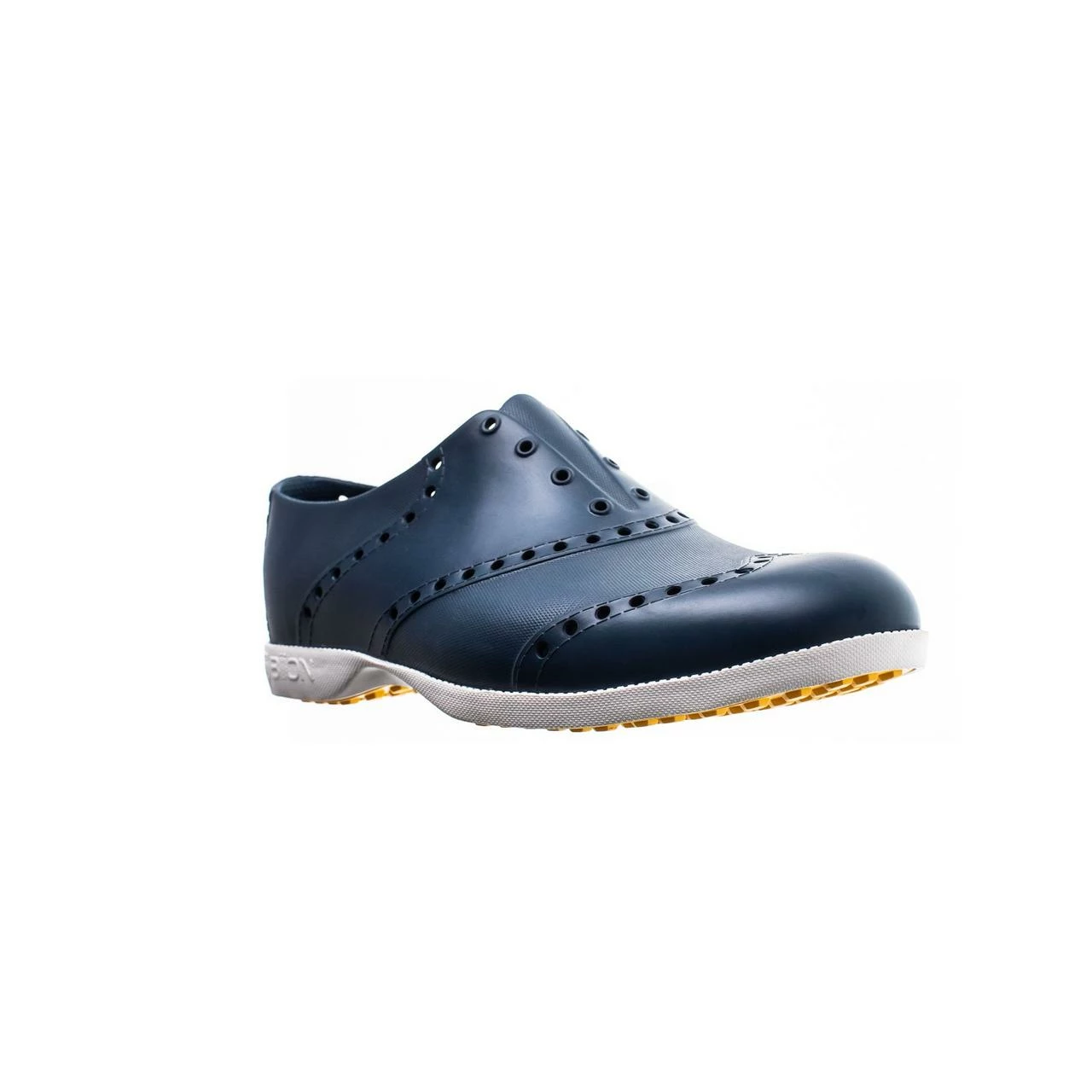Biion Men's Oxford Bright Spikeless Shoe - Navy/White 4 Biion Men's Oxford Bright Spikeless Shoe - Navy/White - Image 2