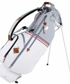 Sun Mountain Mid-Stripe Stand Bag | Single Strap -Golf Bags Sales 2023 WhiteCadetBrick 92596.1671227397