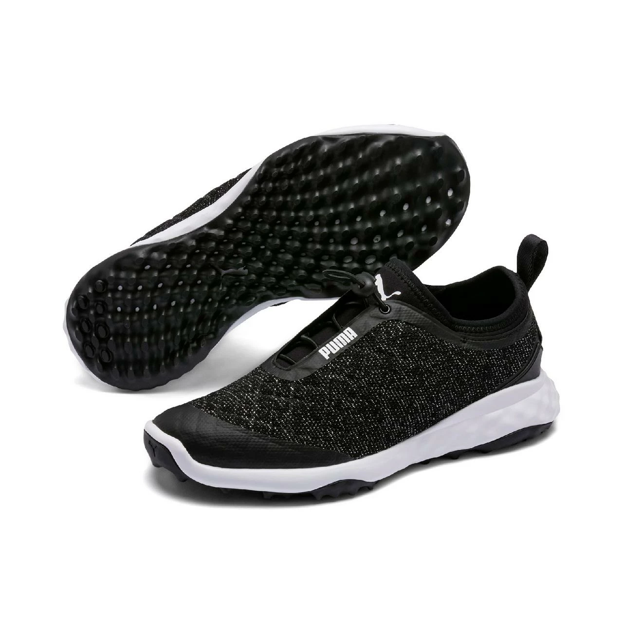 Puma Women's Brea Fusion Sport Spikeless Golf Shoe - Black 3 Puma Women's Brea Fusion Sport Spikeless Golf Shoe - Black