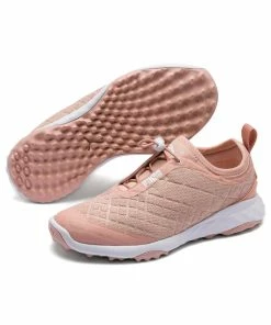 Puma Women's Brea Fusion Sport Spikeless Golf Shoe - Light Pink