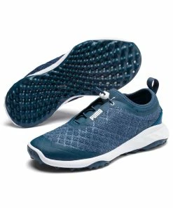 Puma Women's Brea Fusion Sport Spikeless Golf Shoe - Navy