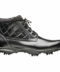 FootJoy Womens Embody Bavaria Spiked Golf Boot - Black