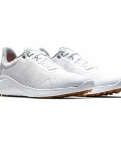 FootJoy Women's Flex Spikeless Golf Shoe - White -Golf Bags Sales 2023 Womens Flex Spikeless Golf Shoe White 2