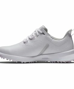 FootJoy Women's Fuel Spikeless Golf Shoe - White -Golf Bags Sales 2023 Womens Fuel Spikeless Golf Shoe White 5