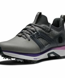 FootJoy Women's Hyperflex Spiked Golf Shoe - Grey -Golf Bags Sales 2023 Womens Hyperflex Spiked Golf Shoe Grey 5