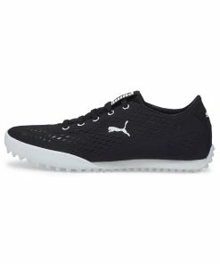 Puma Women's Monolite Fusion Slip-On Spikeless Golf Shoe - Black