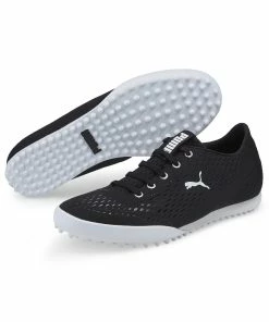 Puma Women's Monolite Fusion Slip-On Spikeless Golf Shoe - Black -Golf Bags Sales 2023 Womens Monolite Fusion Slip On Spikeless Golf Shoe Black 4