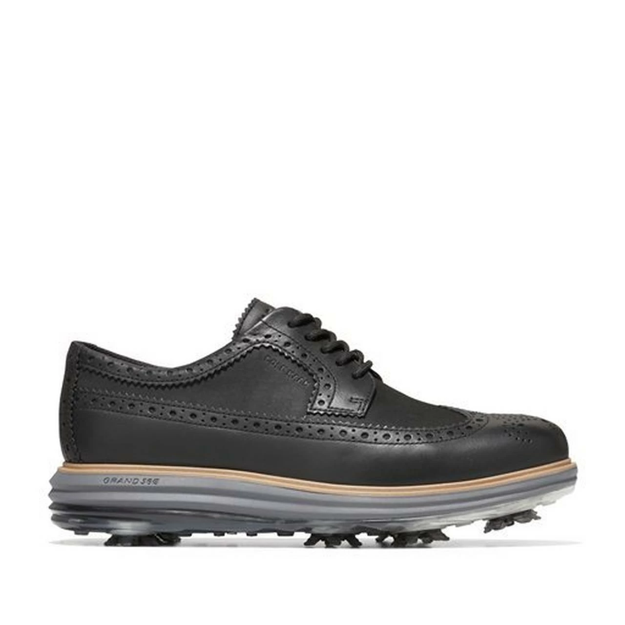 Cole Haan Women's Original Grand Tour Spiked Golf Shoe - Black 3 Cole Haan Women's Original Grand Tour Spiked Golf Shoe - Black