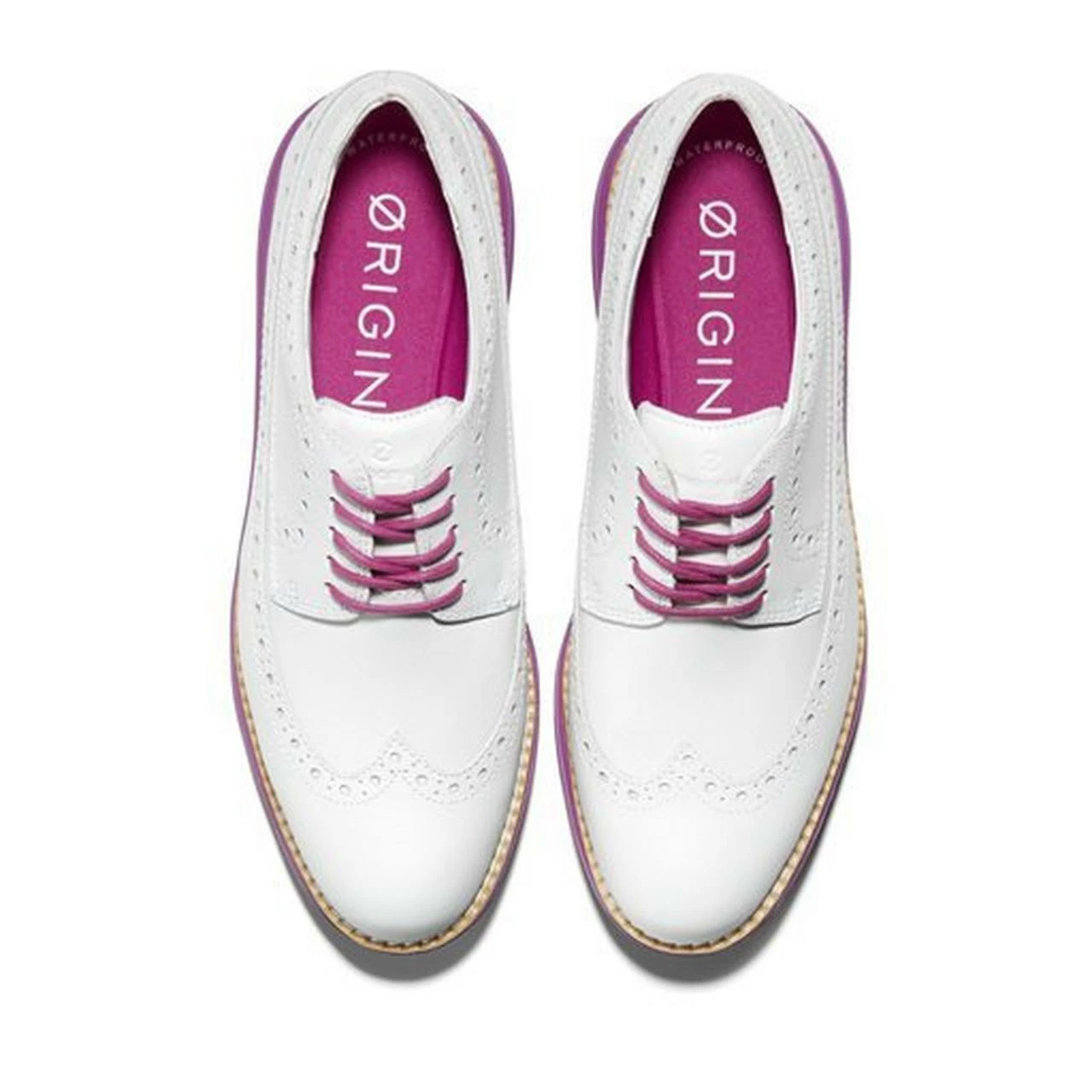 Cole Haan Women's Original Grand Wing OX Spikeless Golf Shoe - White 5 Cole Haan Women's Original Grand Wing OX Spikeless Golf Shoe - White - Image 3