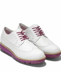 Cole Haan Women's Original Grand Wing OX Spikeless Golf Shoe - White 14 Cole Haan Women's Original Grand Wing OX Spikeless Golf Shoe - White -Golf Bags Sales 2023 Womens Original Grand Wing OX Spikeless Golf Shoe White 3