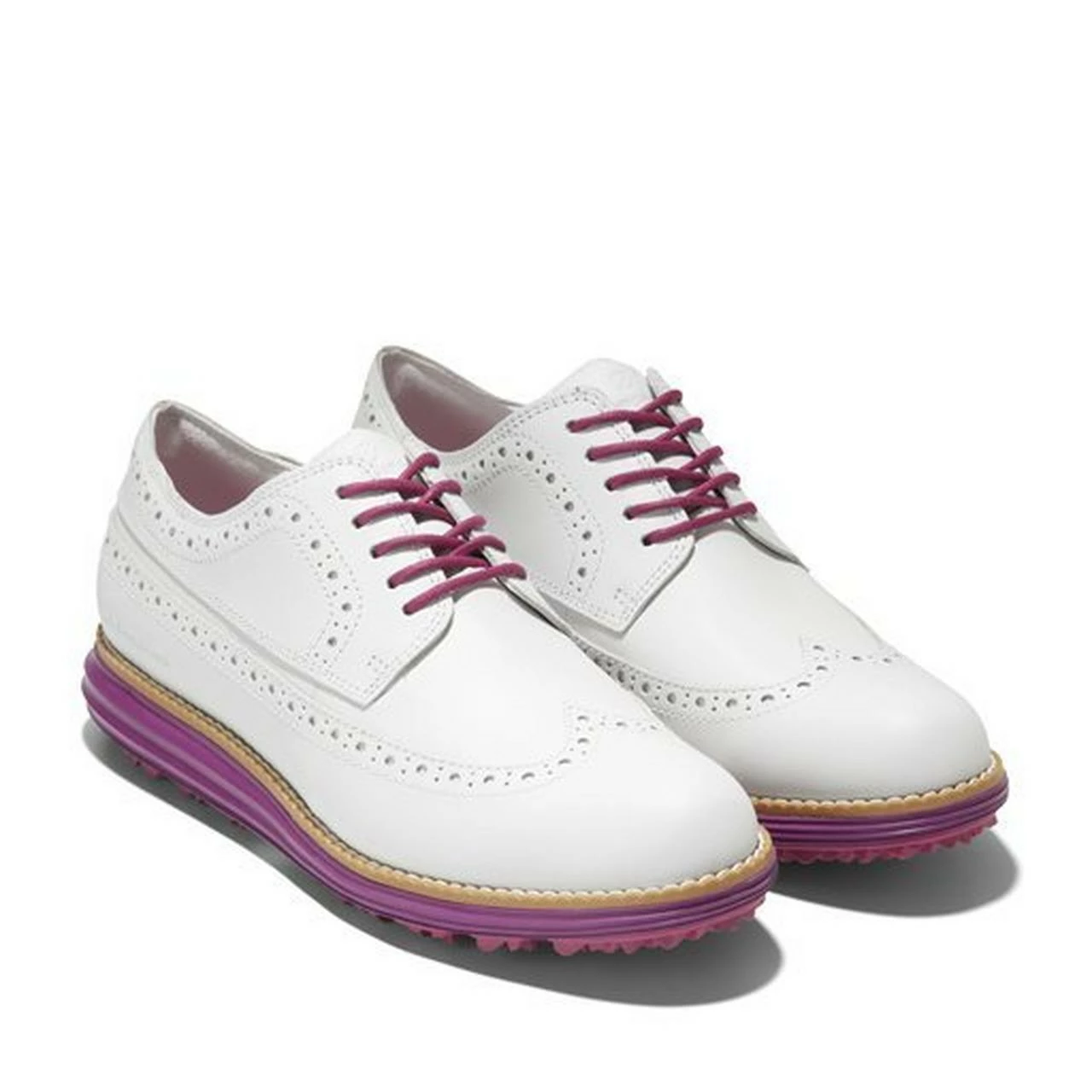 Cole Haan Women's Original Grand Wing OX Spikeless Golf Shoe - White 6 Cole Haan Women's Original Grand Wing OX Spikeless Golf Shoe - White - Image 4