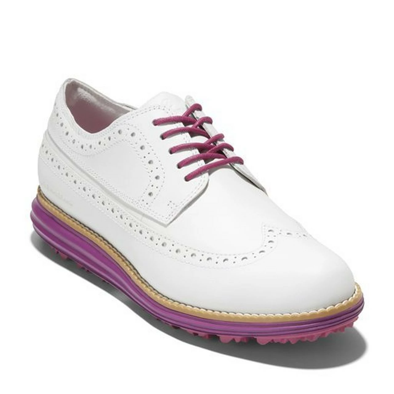 Cole Haan Women's Original Grand Wing OX Spikeless Golf Shoe - White 7 Cole Haan Women's Original Grand Wing OX Spikeless Golf Shoe - White - Image 5