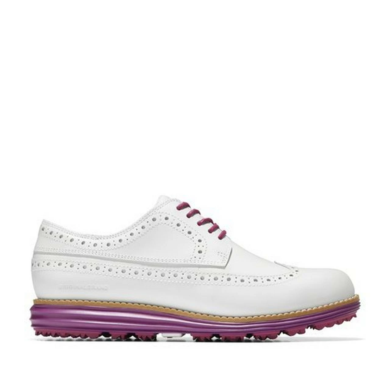 Cole Haan Women's Original Grand Wing OX Spikeless Golf Shoe - White 3 Cole Haan Women's Original Grand Wing OX Spikeless Golf Shoe - White