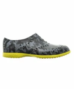 Biion Women's Oxford Pattern Spikeless Shoe - Black Camo
