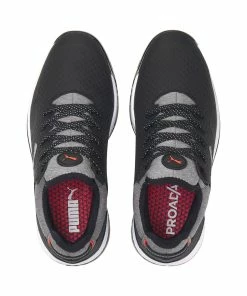 Puma Women's PROADAPT Alphacat Spikeless Golf Shoe- Black -Golf Bags Sales 2023 Womens PROADAPT Alphacat Spikeless Golf Shoe Black 3