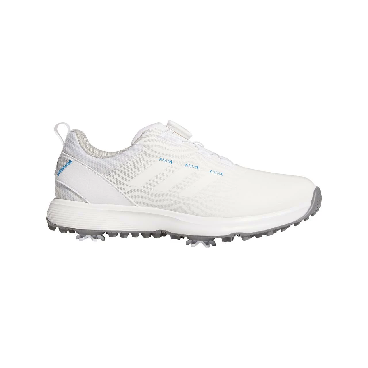 ADIDAS Women's S2G BOA Spiked Golf Shoe - White 3 ADIDAS Women's S2G BOA Spiked Golf Shoe - White