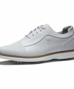 FootJoy Women's Traditions Spiked Golf Shoe - White -Golf Bags Sales 2023 Womens Traditions Spiked Golf Shoe White 4