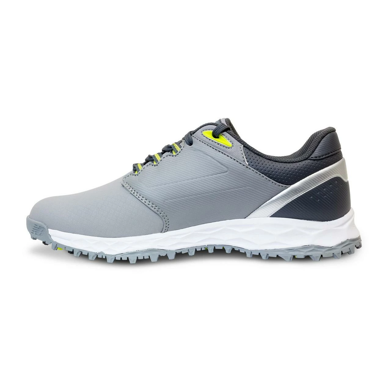 New Balance Men's Fresh Foam Elevate Spikeless Golf Shoe - Grey/Yellow 5 New Balance Men's Fresh Foam Elevate Spikeless Golf Shoe - Grey/Yellow - Image 3