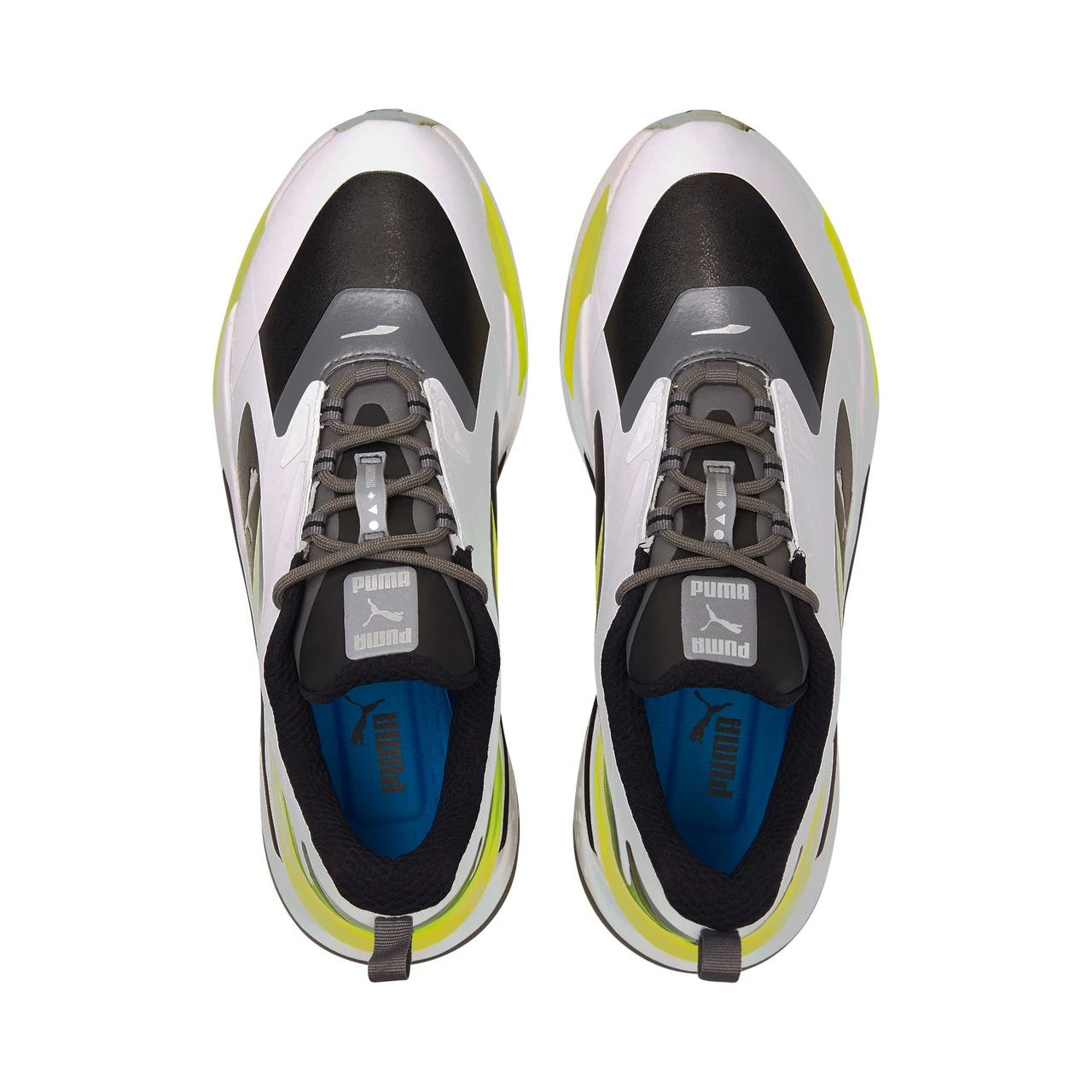 Puma Men's GS-Fast Spikeless Golf Shoe - White/Black/Yellow 5 Puma Men's GS-Fast Spikeless Golf Shoe - White/Black/Yellow - Image 3