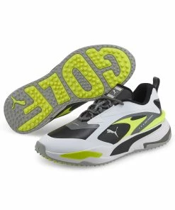 Puma Men's GS-Fast Spikeless Golf Shoe - White/Black/Yellow 13 Puma Men's GS-Fast Spikeless Golf Shoe - White/Black/Yellow -Golf Bags Sales 2023 Yellow 24