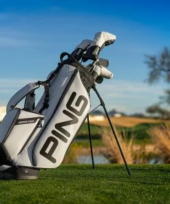 Ping Hoofer Tour Stand Bag -Golf Bags Sales 2023 hoofer tour black white lifestyle 1 708 compressor 87269.1678114379